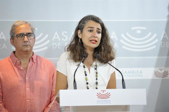 La diputada de Unidas por Extremadura en la Asamblea Irene de Miguel