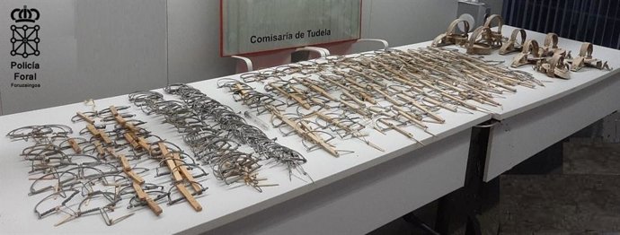 Imagen del material incautado