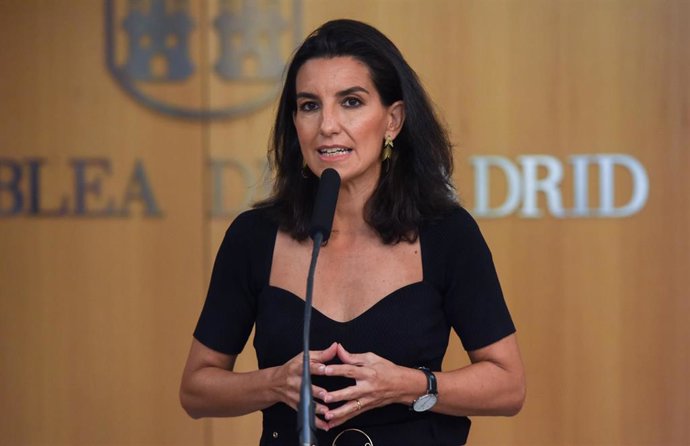 Archivo - La portavoz de Vox en la Asamblea de Madrid, Rocío Monasterio. Archivo.