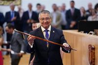 Francisco Salado, reelegido presidente de la Diputación de Málaga para el mandato 2023-2027