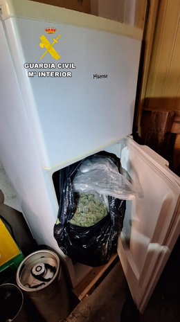 Droga en el frigorífico de un bar