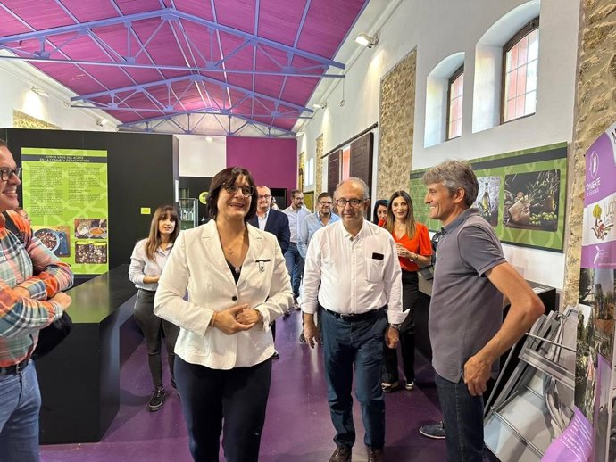 María José Martín, en una visita