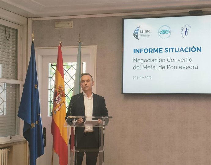 Enrique Mallón, secretario general de la Asociación de Industrias Metalúrgicas y Tecnologías Afines (ASIME)