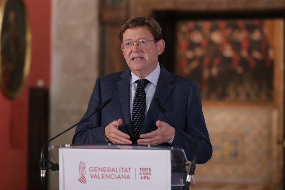 Archivo - El 'president' en funciones de la Generalitat, Ximo Puig, en imagen de archivo