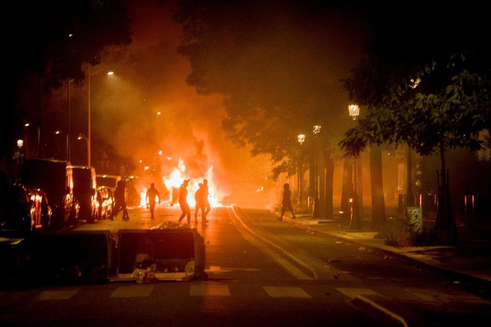 Protestas en Francia por la muerte de Nahel M.