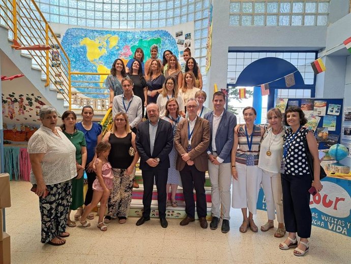El secretario de Estado de Educación en el CEIP Virgen del Mar en Jerez.