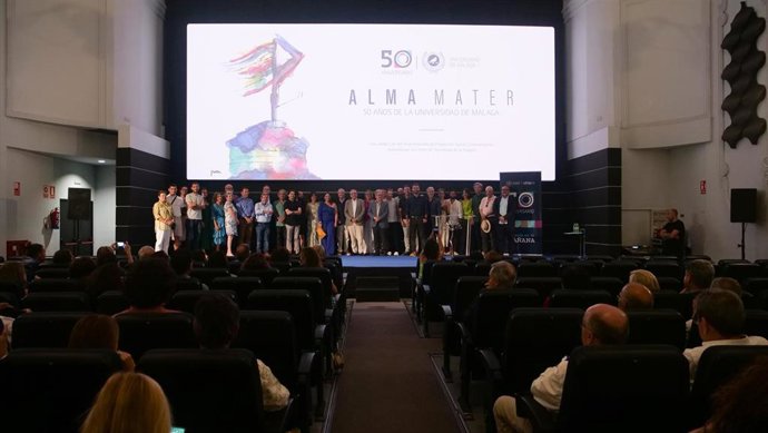 Presentación del documental 'Alma mater' sobre los 50 años de la Universidad de Málaga.