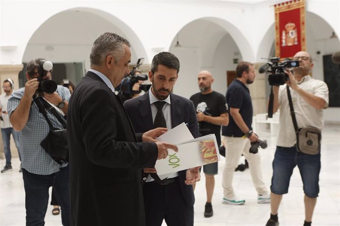 El portavoz de Vox en la Asamblea de Extremadura, Ángel Pelayo Gordillo.