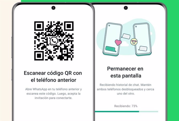 Transferencia de historial de chats con QR