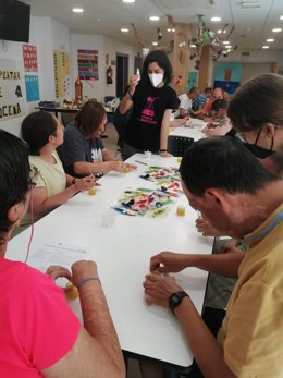Taller El poder de las plantas aromáticas celebrado en Torredelcampo.