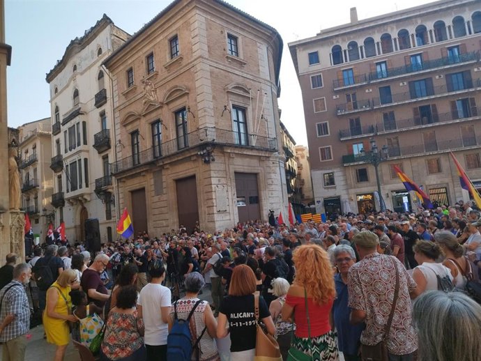 Una concentración este viernes en Valncia insta al nuevo Consell a no dar "pasos atrás" en memoria democrática