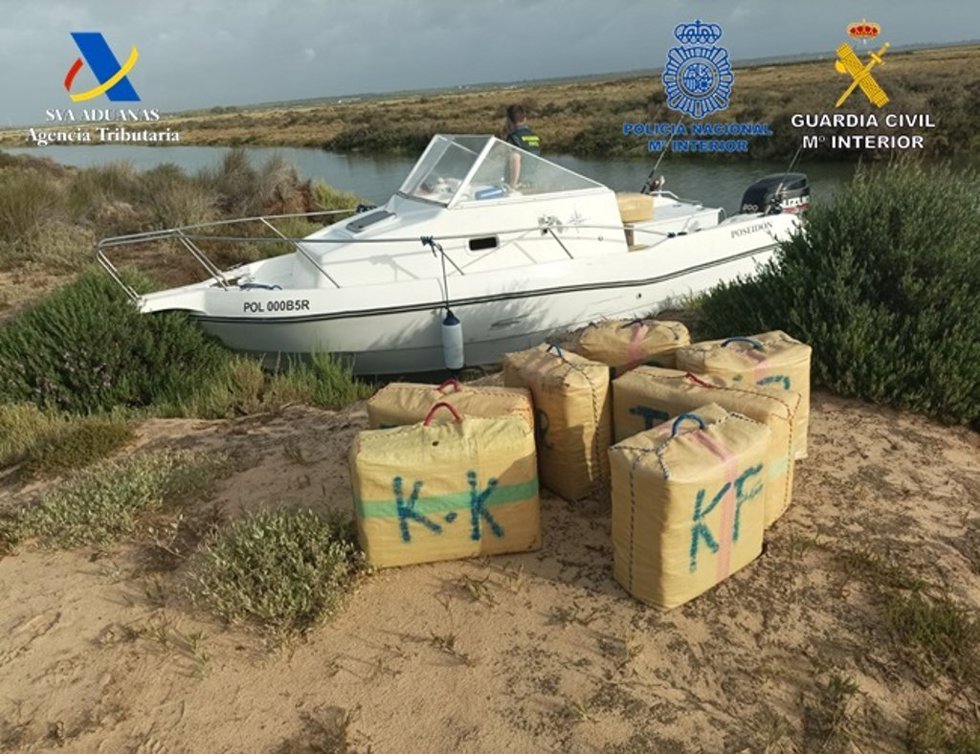 Operación contra el narcotráfico en Huelva