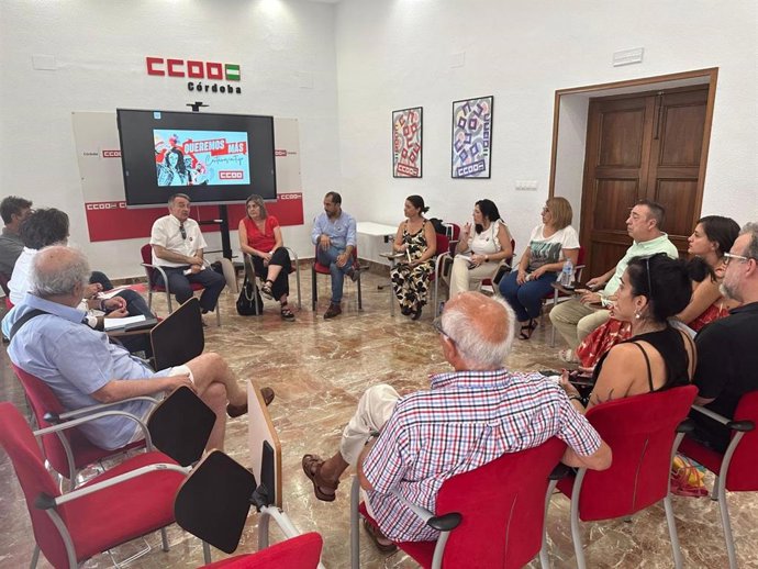 Sumar por Córdoba y CCOO coinciden en la "prioridad" de ampliar derechos laborales frente a la siniestralidad