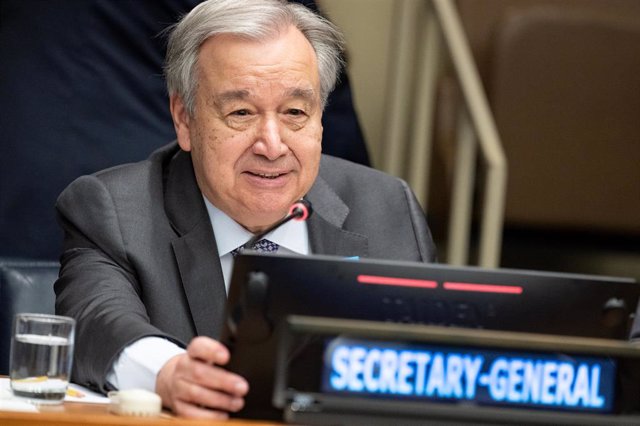 El secretario general de la ONU, António Guterres 
