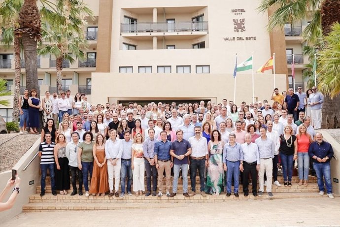 Convención provincial de alcaldes y concejales en el municipio de Vera (Almería)