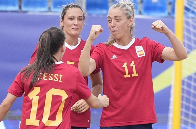 La selección femenina de fútbol playa, campeona en los Juegos Europeos.