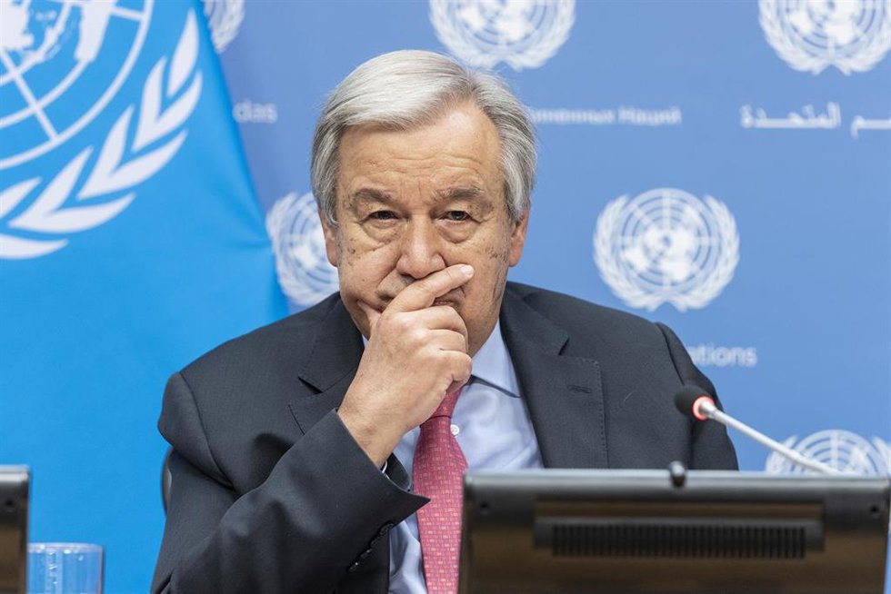 Archivo - El secretario general de Naciones Unidas, António Guterres.