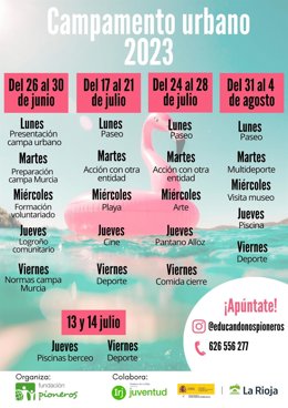 Educándonos de Pioneros presenta su campamento urbano