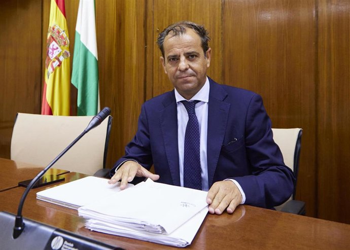 El director general de la RTVA, Juan de Dios Mellado, en comisión parlamentaria. (Foto de archivo).