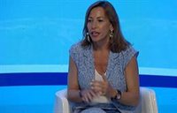 La alcaldesa de Zaragoza celebra el cambio en el Ayuntamiento: "El tren ya está en las vías, antes estaba descarriado"