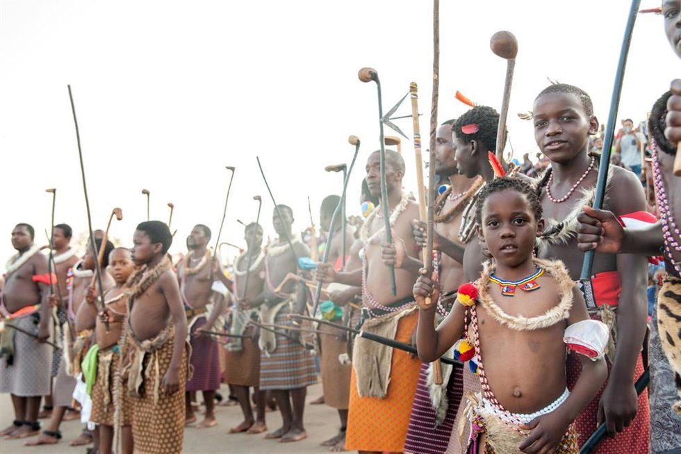 Ceremonia zulú en Pretoria, Sudáfrica