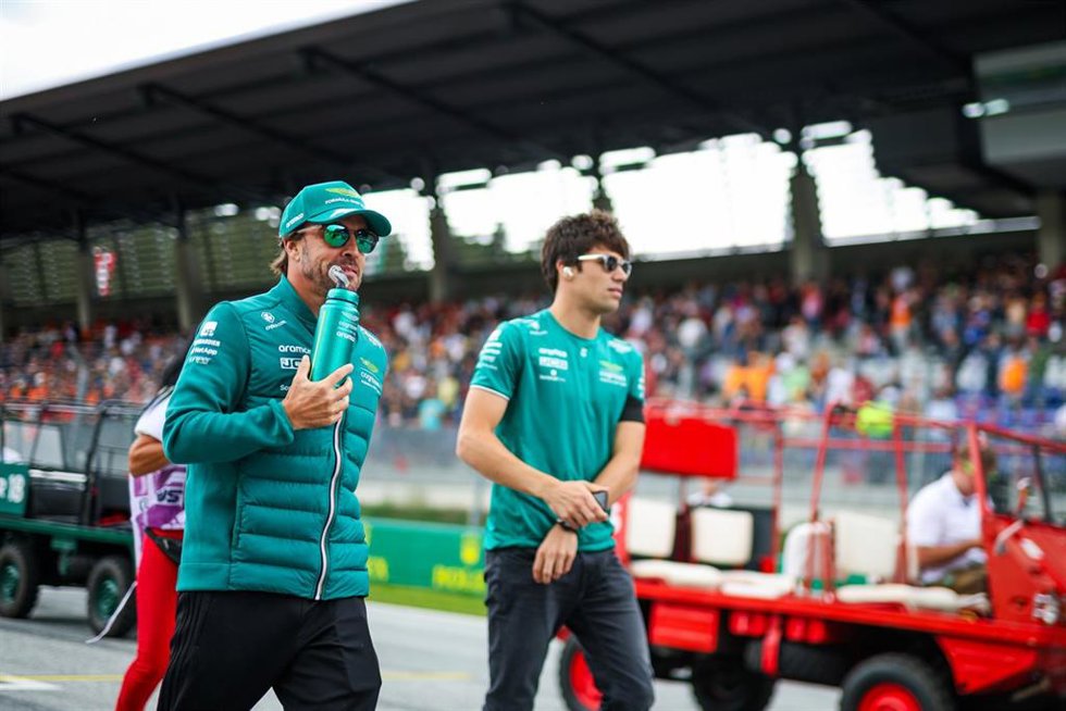 Fernando Alonso y Lance Stroll
