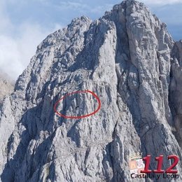 Rescate de una montañera en Picos de Europa
