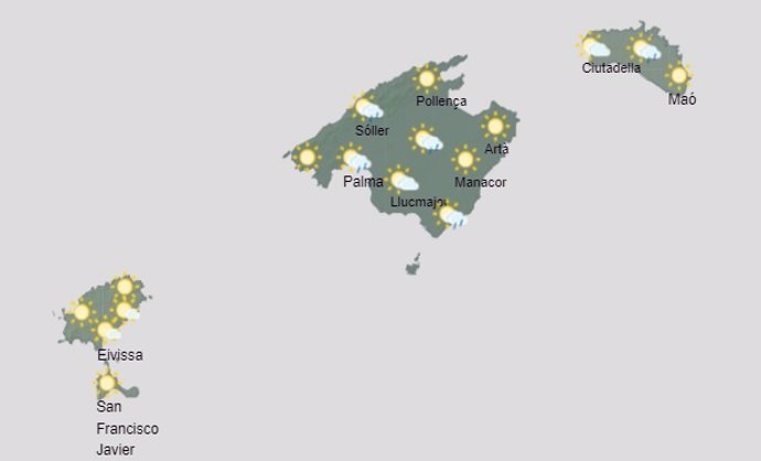 El tiempo hoy lunes, 3 de julio, en Baleares.