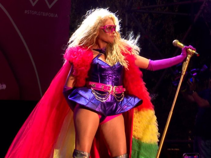 Paulina Rubio ha recibido el premio Mr Gay España en Madrid