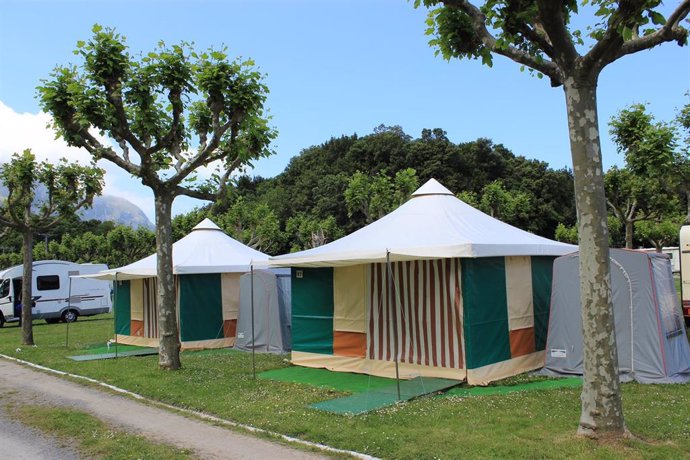 Archivo - Camping en la playa de Arenillas