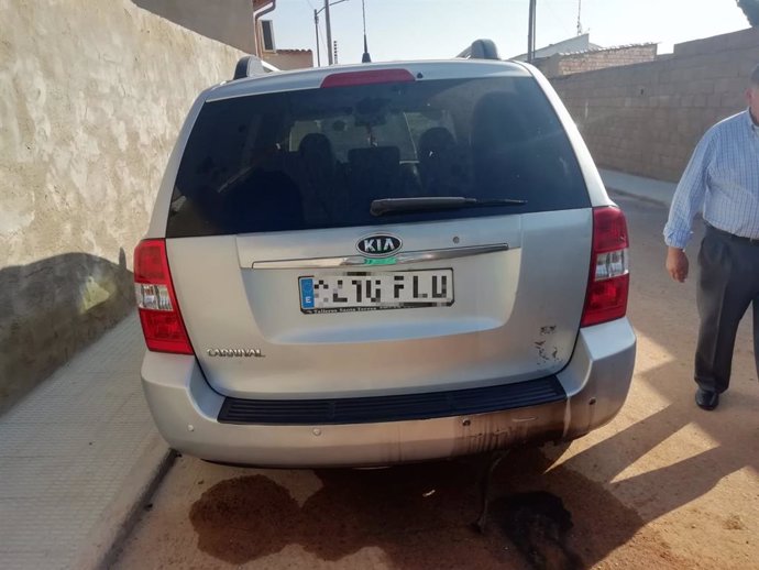 Incendian el coche de una concejal de Vox en Castellar de Santiago.