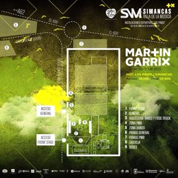 Plan Especial de Movilidad en Simancas (Valladolid) para el concierto este viernes del DJ Martín Garrix.