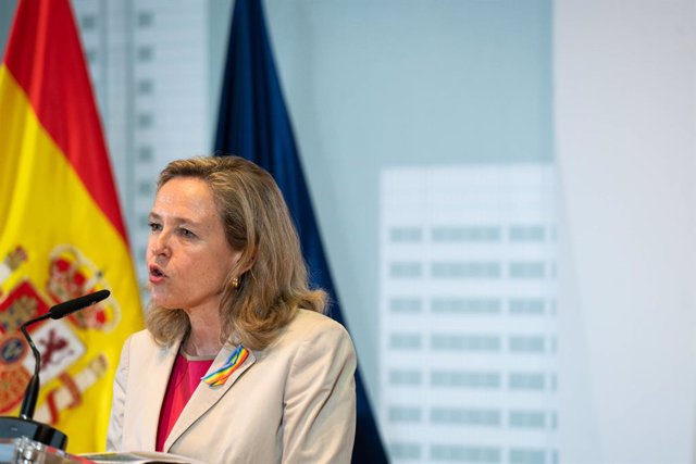 La vicepresidenta primera del Govern central i ministra d'Afers Econòmics i per a la Transformació Digital, Nadia Calviño