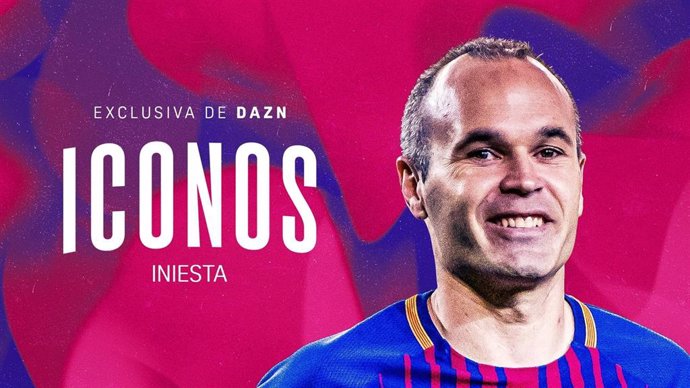 El futbolista Andrés Iniesta, protagonista del programa 'ICONOS' de DAZN