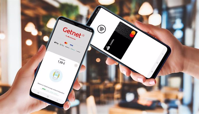 Getnet (Santander) lanza en España una 'app' para utilizar el móvil como TPV