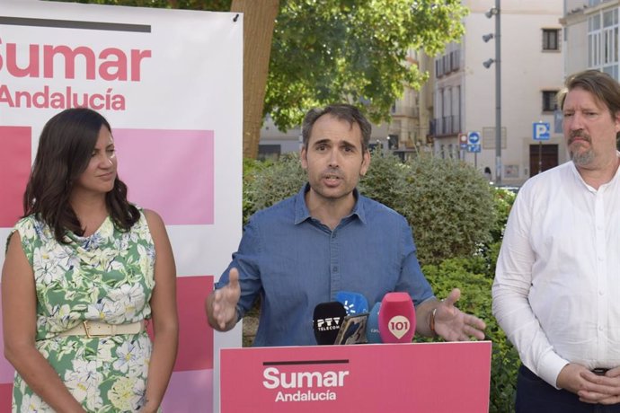 Toni Valero en rueda de prensa en Málaga