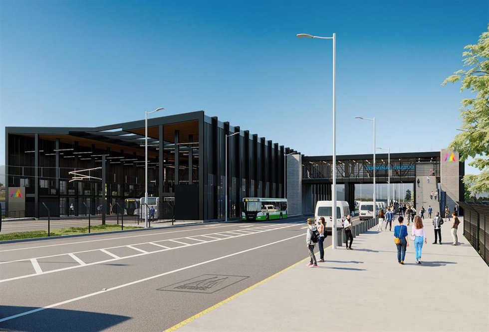 Terminal de autobuses en México