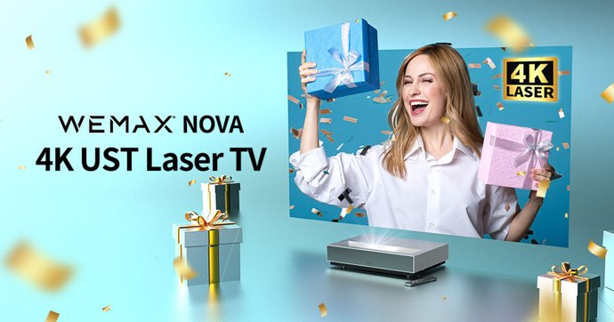 WEMAX Nova 4K UHD Proyector láser (PRNewsfoto/WEMAX, INC.)