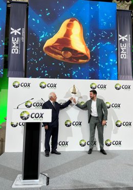 Alberto Zardoya, accionista de Cox Energy, y Enrique Riquelme, presidente y fundador de Cox Energ