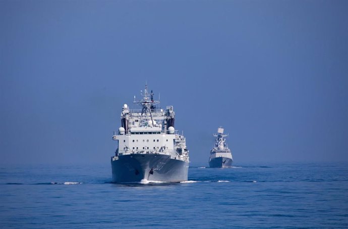 Archivo - Imagen de archivo de un buque de la Armada de China. 