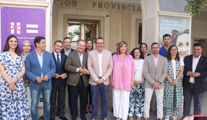 Imagen de quienes serán diputados del PP en la Diputación de Huelva.