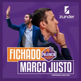 El técnico canario Marco Justo dirigirá al Zunder Palencia en la Liga Endesa