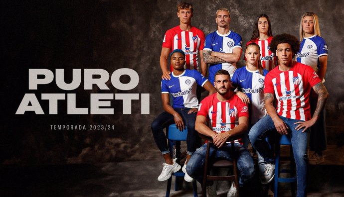 Nuevas camisetas del Atlético de Madrid para la temporada 23-24