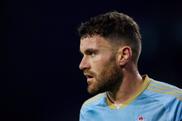 Archivo - Javi Galan of RC Celta de Vigo looks on during the spanish league, La Liga Santander, football match played between Real Betis and RC Celta de Vigo at Benito Villamarin stadium on February 4, 2023, in Sevilla, Spain.