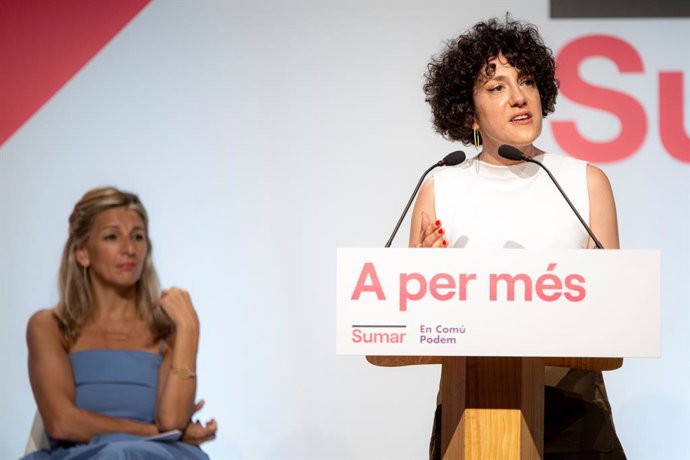 La número 1 de llista de Sumar a Barcelona, Aina Vidal