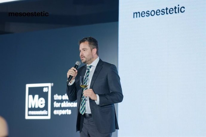 Carles Font Martin, Co-CEO of mesoestetic,shared mesoestetics brand story and development plan in China