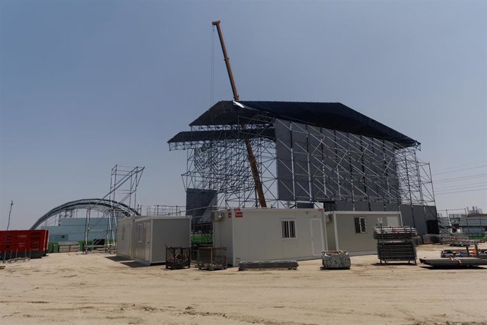 El nuevo espacio para macrofestivales donde se celebrará Mad Cool, a 29 de junio de 2023, en Madrid (España).