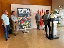 Imagen de la presentación de la programación de la 55 edición del Festival de Folclore del Mediterráneo