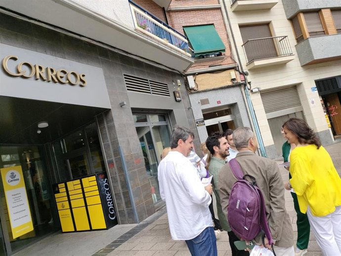 Las cabeza de lista del PSOE de La Rioja al Congreso y al Senado, Elisa Garrido y Concha Andreu, han presentado esta mañana la campaña de voto por correo para las elecciones generales del próximo 23 de julio