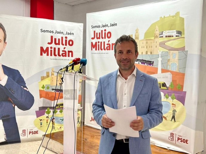Julio Millán en la rueda de prensa